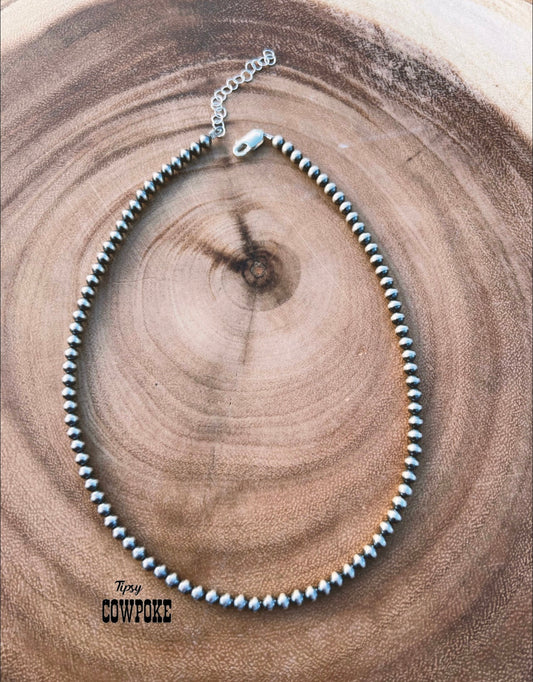 ** 4mm "Navajo Pearl" Necklaces **