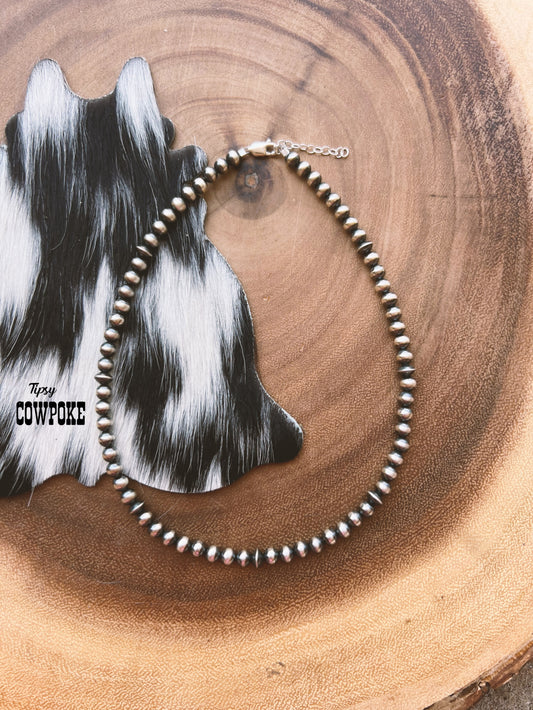 5mm "Navajo Pearl" Mini Vegas Necklace
